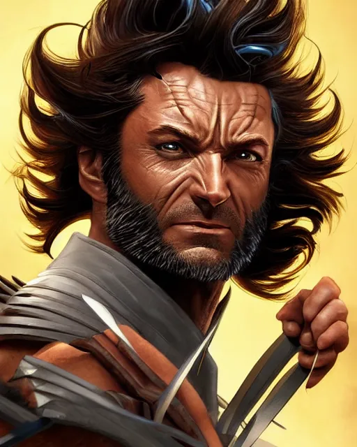 Wolverine Apex Legends character digital illustration