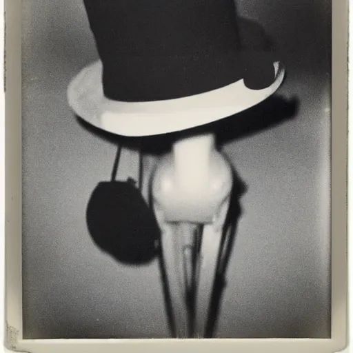 Image similar to wide-shot very low-angle eyesight photo of a pigeon in a hat at the street in New York, polaroid photo, by Andy Warhol, signed