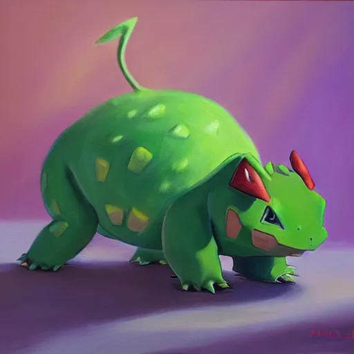 bulbasaur (pokemon) drawn by teo_(telo_ruka)