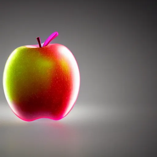 Image similar to An apple made of ruby crystal, stunning 8k octane render, gigapixel, cinema4D.