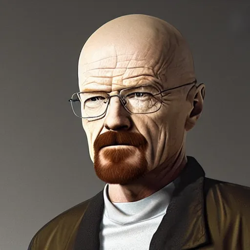 Prompt: Walter White as a streamer, realistic