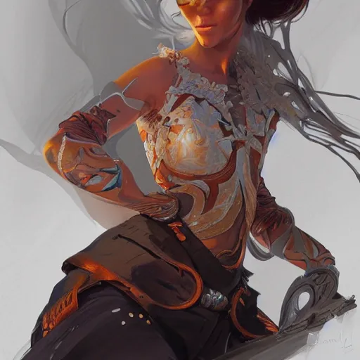 Image similar to Jak, intricate, elegant, highly detailed, digital painting, artstation, concept art, matte, sharp focus, illustration, art by Artgerm and Greg Rutkowski and Alphonse Mucha