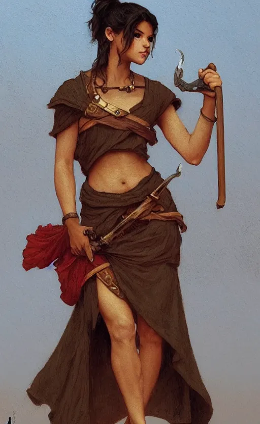 Prompt: isabela merced, isabela moner, traditional corsican, intricate, highly detailed, artstation, illustration, jurgens, rutkowski, bouguereau