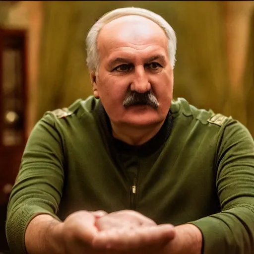 Image similar to Lukashenko as lovecraftian Cthulhu servant, DSLR, ultra detailed, catching, 8k, photography, cinematic light, horrible, terrific