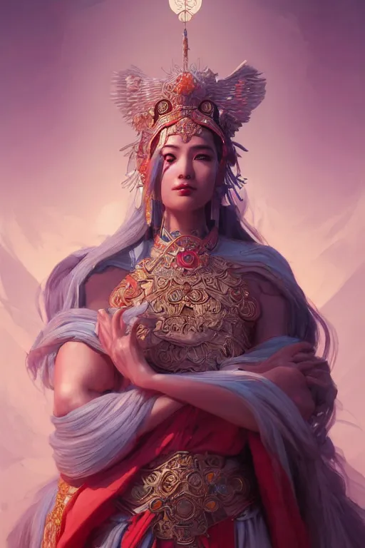 Image similar to goddess of the china, highly detailed, digital painting, artstation, concept art, smooth, sharp focus, illustration, unreal engine 5, 8 k, art by artgerm and greg rutkowski and edgar maxence