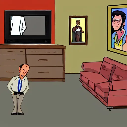 Prompt: Dream the TV show Seinfeld in the form of a point a click adventure game