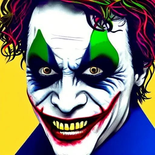 Prompt: MrBeast as the Joker