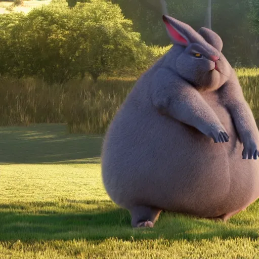 Prompt: big chungus in real life