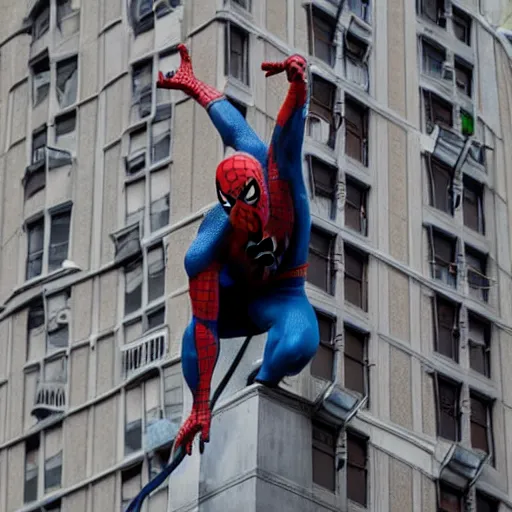 Prompt: statue of spiderman 8 k