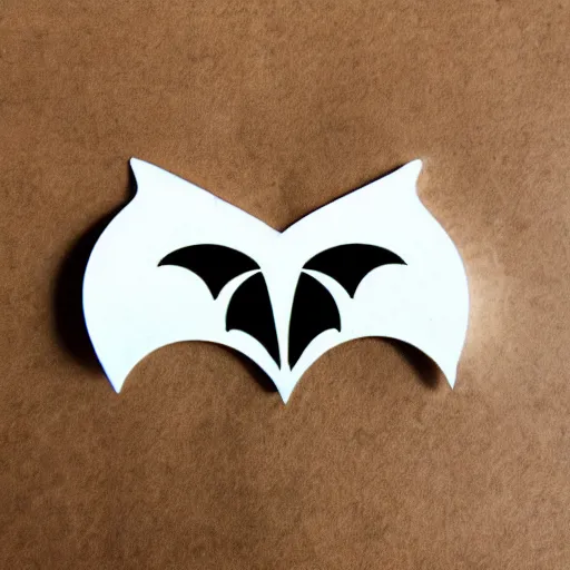 Image similar to symmetrical kawaii bat sticker