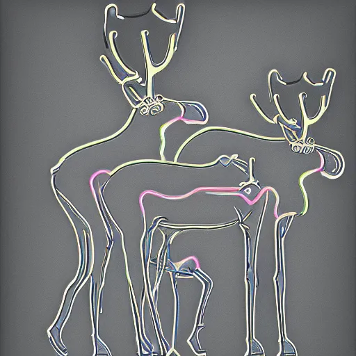 Image similar to !dream radiograph moose centipede 4k 8k , neon Ink drawing blueprint