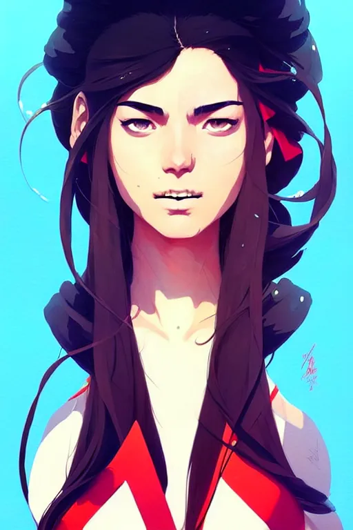 Image similar to a ultradetailed painting of katara by conrad roset, greg rutkowski and makoto shinkai trending on artstation