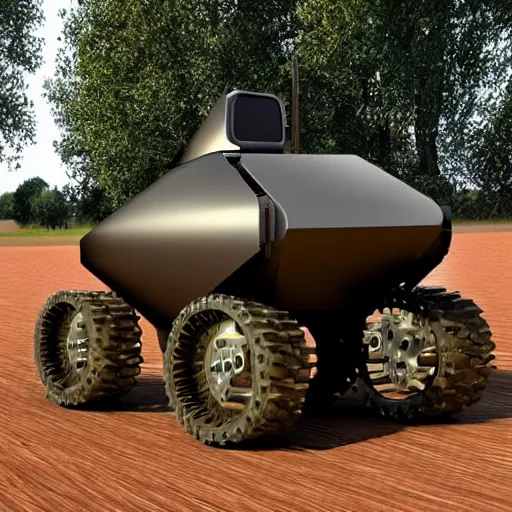 Image similar to futuristic unmanned ground vehicle, military, carrying weapons, from the year 2 0 4 2