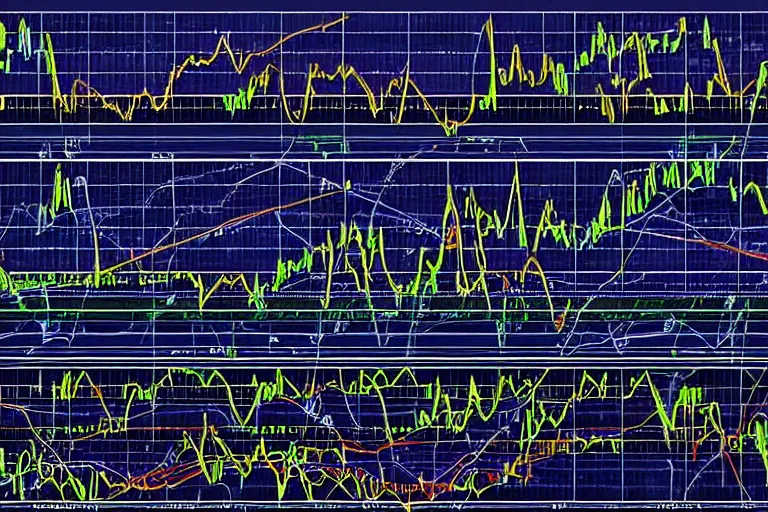 Prompt: stock financial heiken ashi chart in intricate detail, technical analysis of stock chart, smooth, focus, 8 k hyper realistic photograph