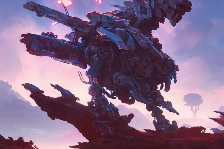 Image similar to stormbird machine mecha animal beast robot of horizon forbidden west horizon zero dawn bioluminiscence, behance hd by jesper ejsing, by rhads, makoto shinkai and lois van baarle, ilya kuvshinov, rossdraws global illumination