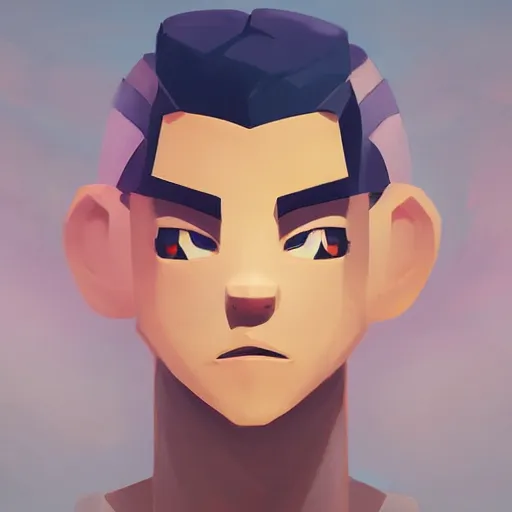 Image similar to face icon stylized minimalist nintendo, loftis, cory behance hd by jesper ejsing, by rhads, makoto shinkai and lois van baarle, ilya kuvshinov, rossdraws global illumination