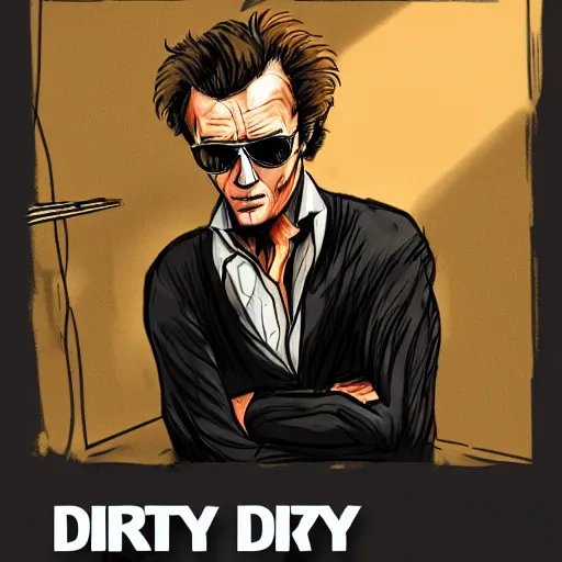 Prompt: Dirty Harry, Digital Art, Trending on Art Station