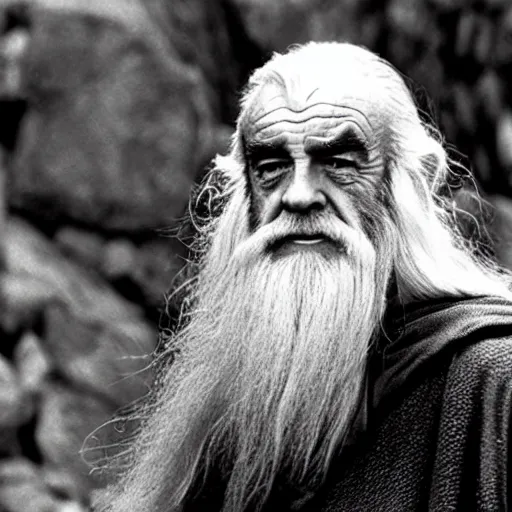 Image similar to sean connery as gandalf in the lord of the rings