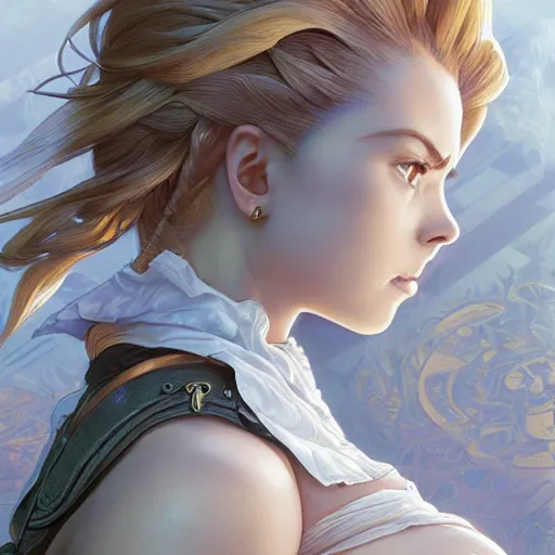 Image similar to ultra realistic illustration, marle from chrono trigger, intricate, elegant, highly detailed, digital painting, artstation, concept art, smooth, sharp focus, illustration, art by artgerm and greg rutkowski and alphonse mucha