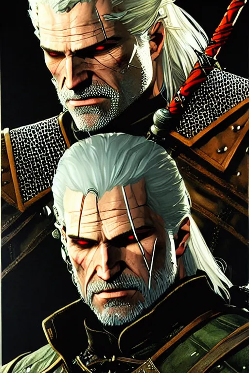 Image similar to witcher, painting by j. c. leyendecker, yoji shinkawa, katayama bokuyo