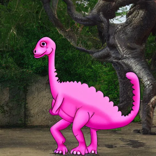 Image similar to pink dinosaur png