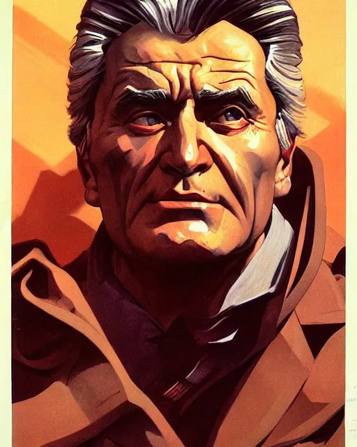 Prompt: jacques derrida. 1 9 8 0 s dystopian soviet russia, propaganda screens. unreal engine, fantasy art by jesper ejsing. faithfully depicted facial expression, perfect anatomy global illumination, radiant light, detailed and intricate environment