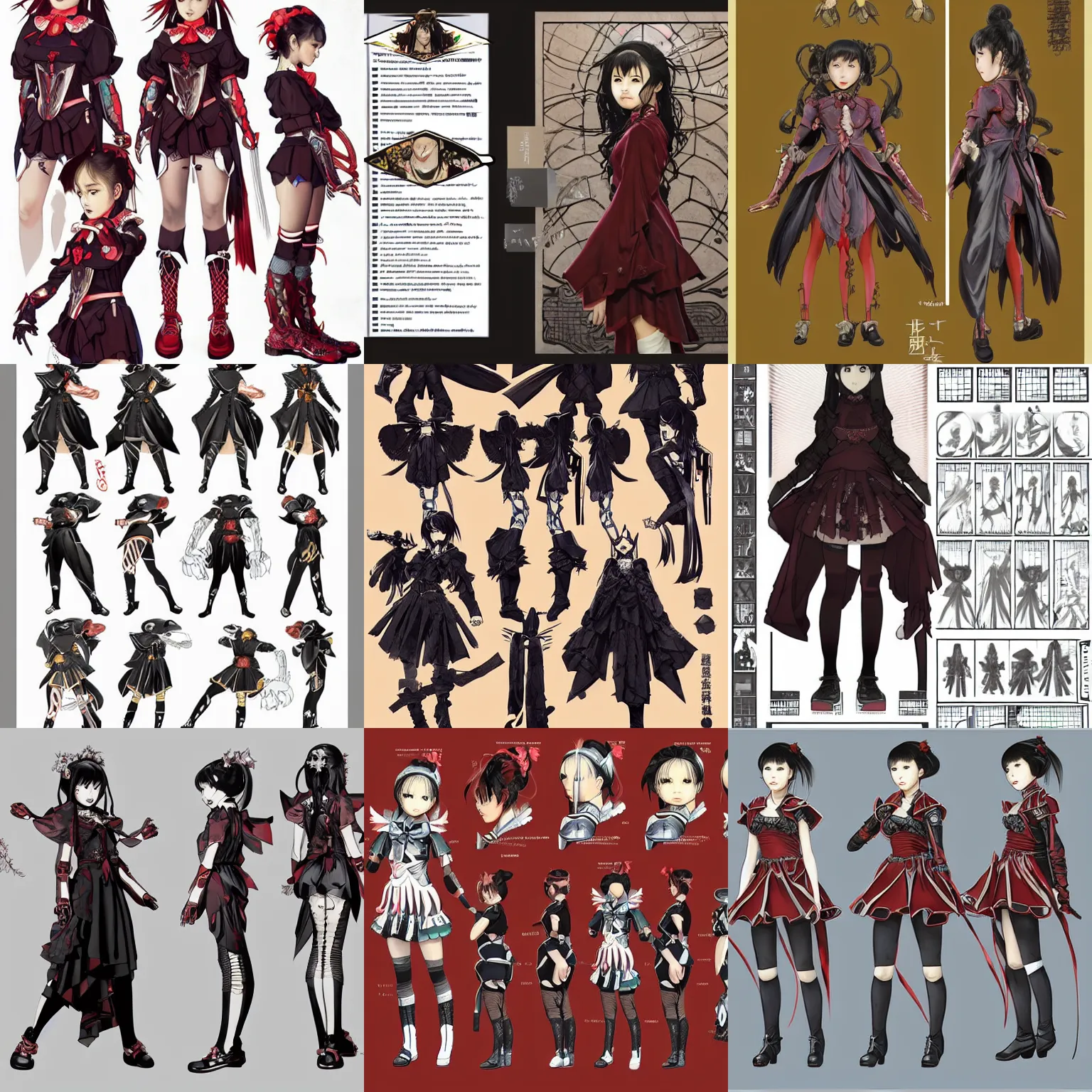 Prompt: Capcom artist full body character sheet of Yui-Metal from Babymetal, highly detailed, digital painting, artstation, concept art, smooth, sharp focus, illustration, ArtStation, art by artgerm and greg rutkowski and alphonse mucha and J. C. Leyendecker and Edmund Blair Leighton and Katsuhiro Otomo and Geof Darrow and Phil hale and Ashley wood and Ilya repin and Charlie Bowater