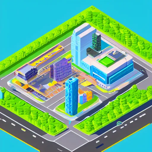 Image similar to pixorama, silicon valley, complex illustration, eboy, ecity, pixel art, isometric illustration, 3 d isometric pixel art, high detailed, trending on artstation