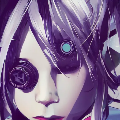 Prompt: Frequency indie album cover, luxury advertisement, white and navy colors. highly detailed post-cyberpunk sci-fi close-up schoolgirl in asian city in style of cytus and deemo, mysterious vibes, by Ilya Kuvshinov, by Greg Tocchini, nier:automata, set in half-life 2, beautiful with eerie vibes, very inspirational, very stylish, with gradients, surrealistic, postapocalyptic vibes, depth of filed, mist, rich cinematic atmosphere, perfect digital art, mystical journey in strange world, beautiful dramatic dark moody tones and studio lighting, shadows, bastion game, arthouse
