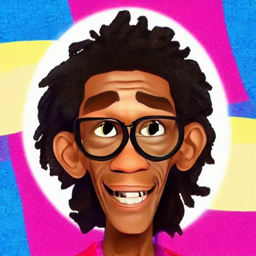 Prompt: young thug, as a disney pixar character