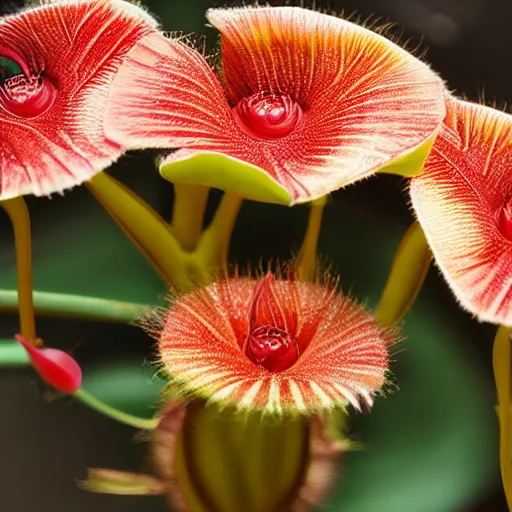 Image similar to venus flytrap in bloom