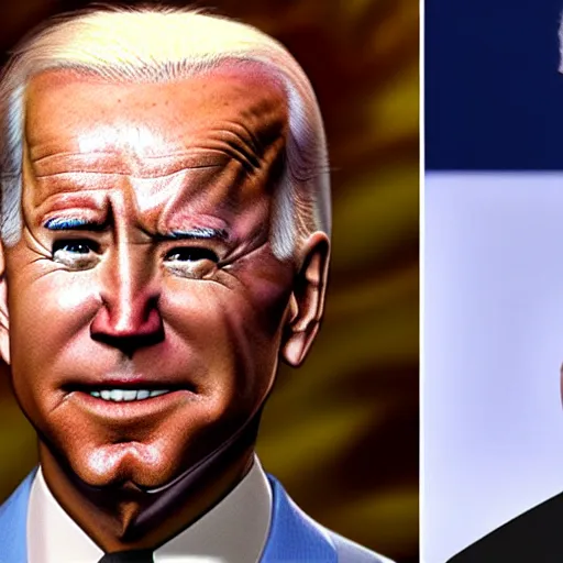 Image similar to hybrid of joe biden and a banana