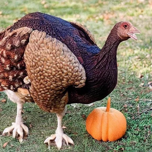 Image similar to a turkey that looks like seth rogen