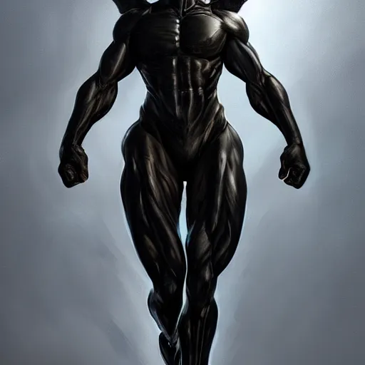 Prompt: an enormously muscular black - coated anthro horse at a research facility wearing skintight body armor, highly detailed, digital painting, artstation, concept art, illustration, art by artgerm, greg rutkowski, wlop