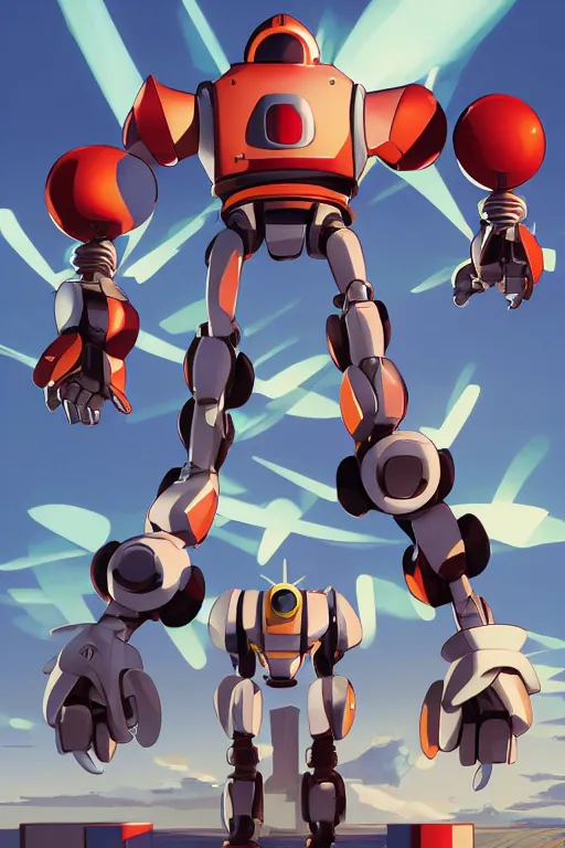 Image similar to metabots medabots medarotto medarot robot minimalist comics, behance hd by jesper ejsing, by rhads, makoto shinkai and lois van baarle, ilya kuvshinov, rossdraws global illumination ray tracing hdr radiating a glowing aura