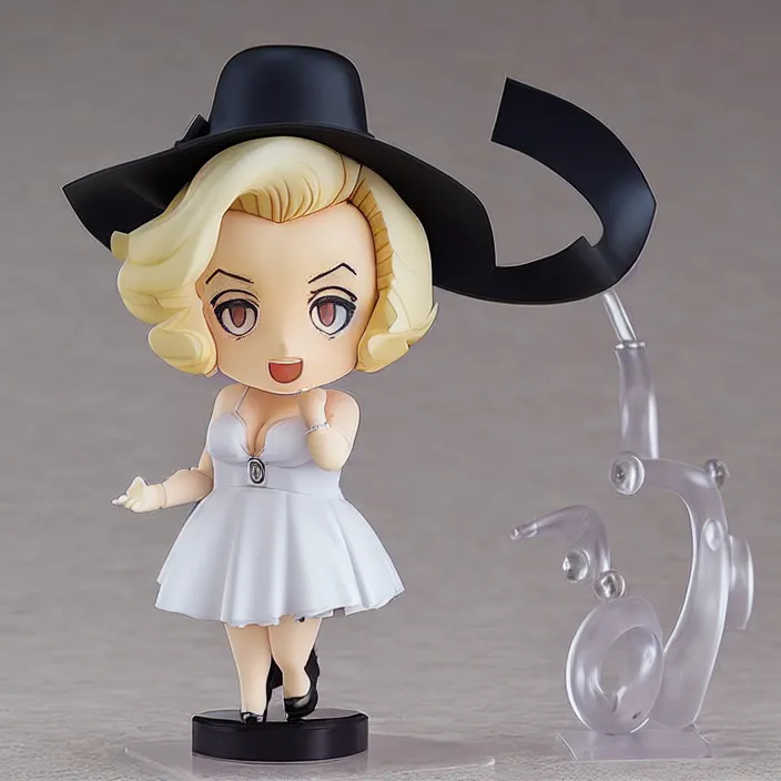 Image similar to [Marilyn Monroe], An anime Nendoroid of [Marilyn Monroe], figurine, detailed product photo