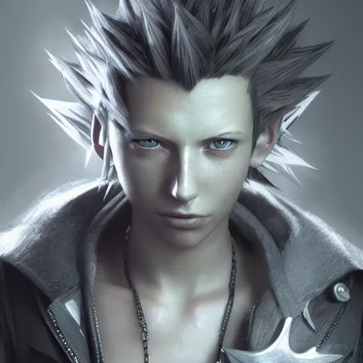 photo realistic image of axel from kingdom hearts,, Stable Diffusion