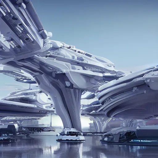 Image similar to sci-fi motherboard airport structure on the coronation of napoleon painting and digital billboard in the middle, unreal engine 5, keyshot, octane, artstation trending, ultra high detail, ultra realistic, cinematic, 8k, 16k, in style of zaha hadid, in style of nanospace Michael Menzelincev, in style of Lee SOUDER, colors in style of the Blade Runner 2049, in plastic, dark, tilt shift,