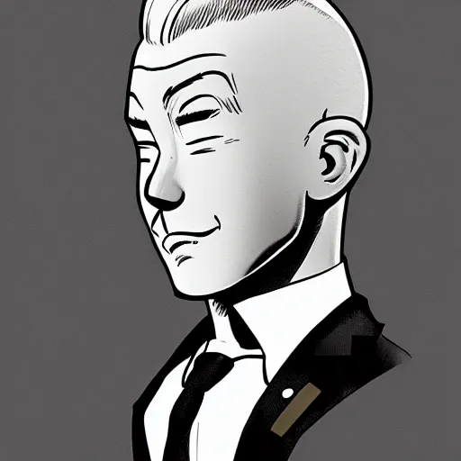 Prompt: portrait of tintin, style of artgerm