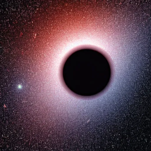 Image similar to light behind a black hole detected for the first time