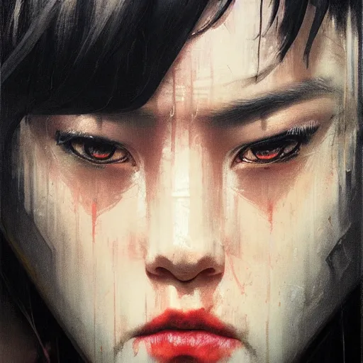 Image similar to Predator, fine-face, realistic shaded perfect face, fine details. realistic shaded lighting poster by Ilya Kuvshinov katsuhiro otomo ghost-in-the-shell, magali villeneuve, artgerm, Jeremy Lipkin and Michael Garmash, Rob Rey and Kentarõ Miura, trending on art station