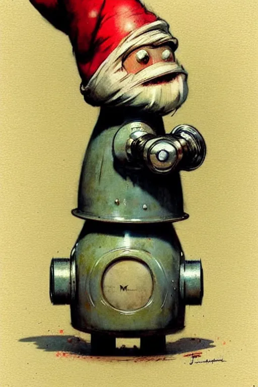 Image similar to ( ( ( ( ( 1 9 5 0 s retro robot knome. muted colors. ) ) ) ) ) by jean - baptiste monge!!!!!!!!!!!!!!!!!!!!!!!!!!!!!!