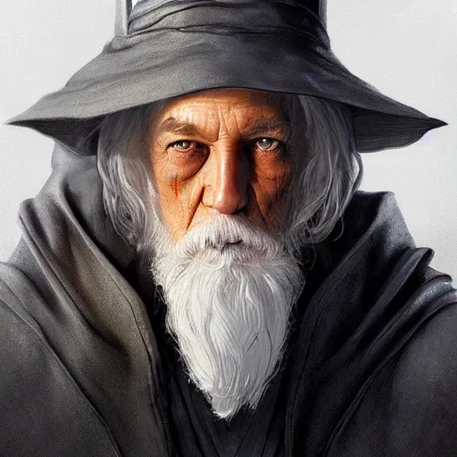 Image similar to portrait of batman gandalf, highly detailed, digital painting, artstation, concept art, smooth, sharp focus, illustration, art by artgerm and greg rutkowski and alphonse mucha