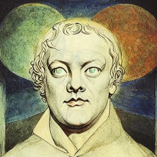 Prompt: art by William Blake