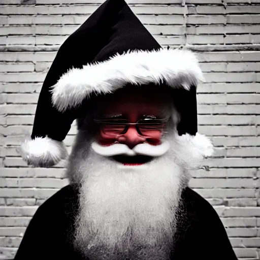 Image similar to Halloween Santa Claus, cinematic, award winning photography