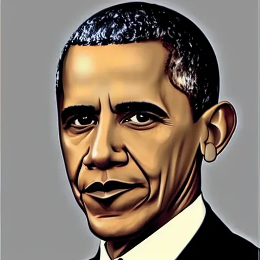 Image similar to uncanny police sketch of president obama