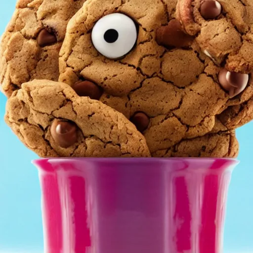 Image similar to snuffleupagus eating cookies