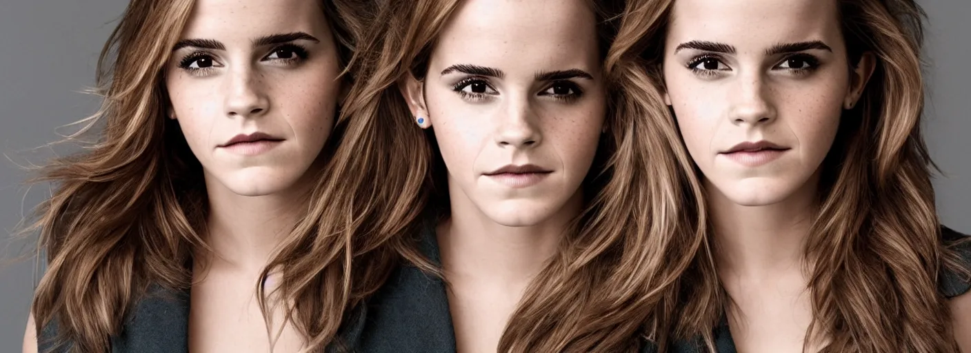 Prompt: emma watson portrait