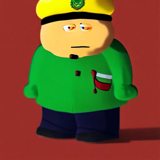 Image similar to realistic Cartman