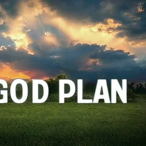 Prompt: god's plan